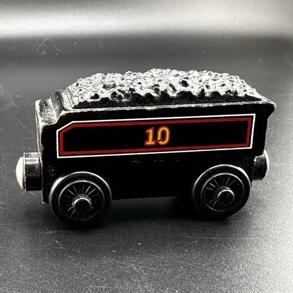 Thomas and Friends Wooden Railway Douglas Tender Car Coal 10 Wood Train 2002 Vtg - Picture 5 of 9